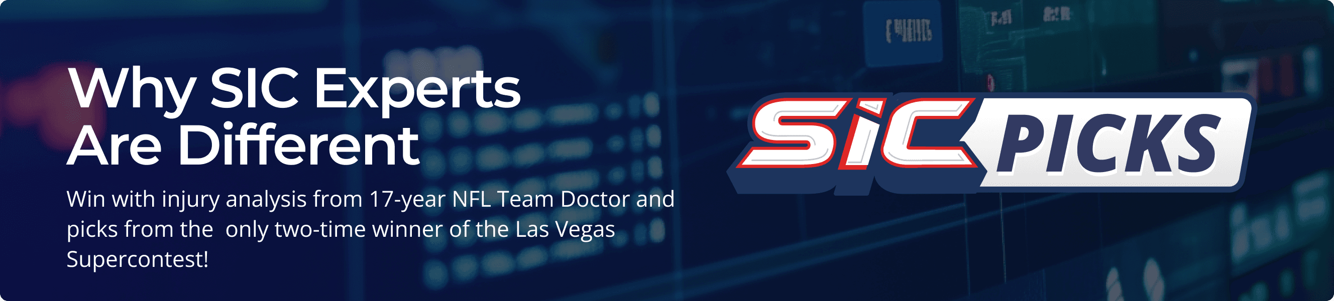 Get picks from the best in the game — SIC Picks