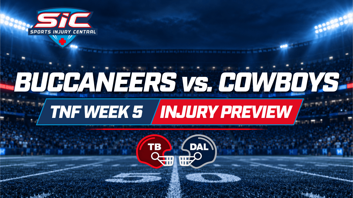 Buccaneers vs. Cowboys Injury Report: Key Injuries and Player Statuses for Week 5