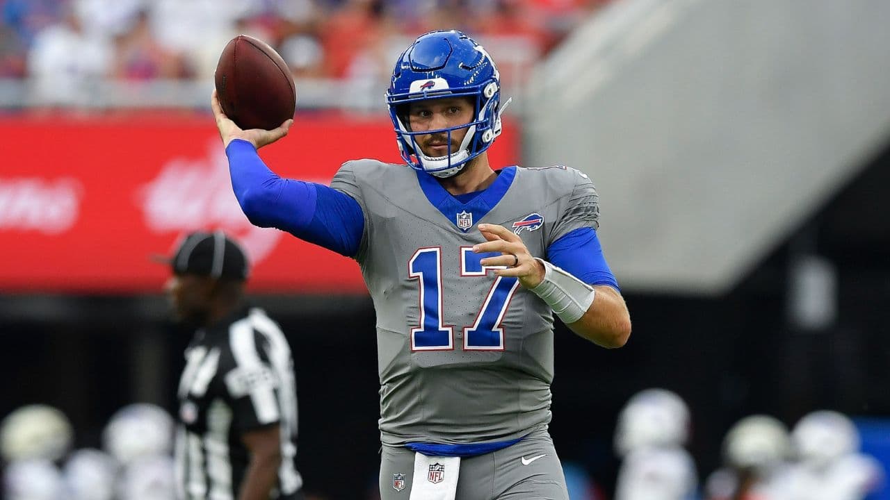 Josh Allen Takes Shot to Left Knee, Limps Postgame, Likely "Hurt, Not Injured"