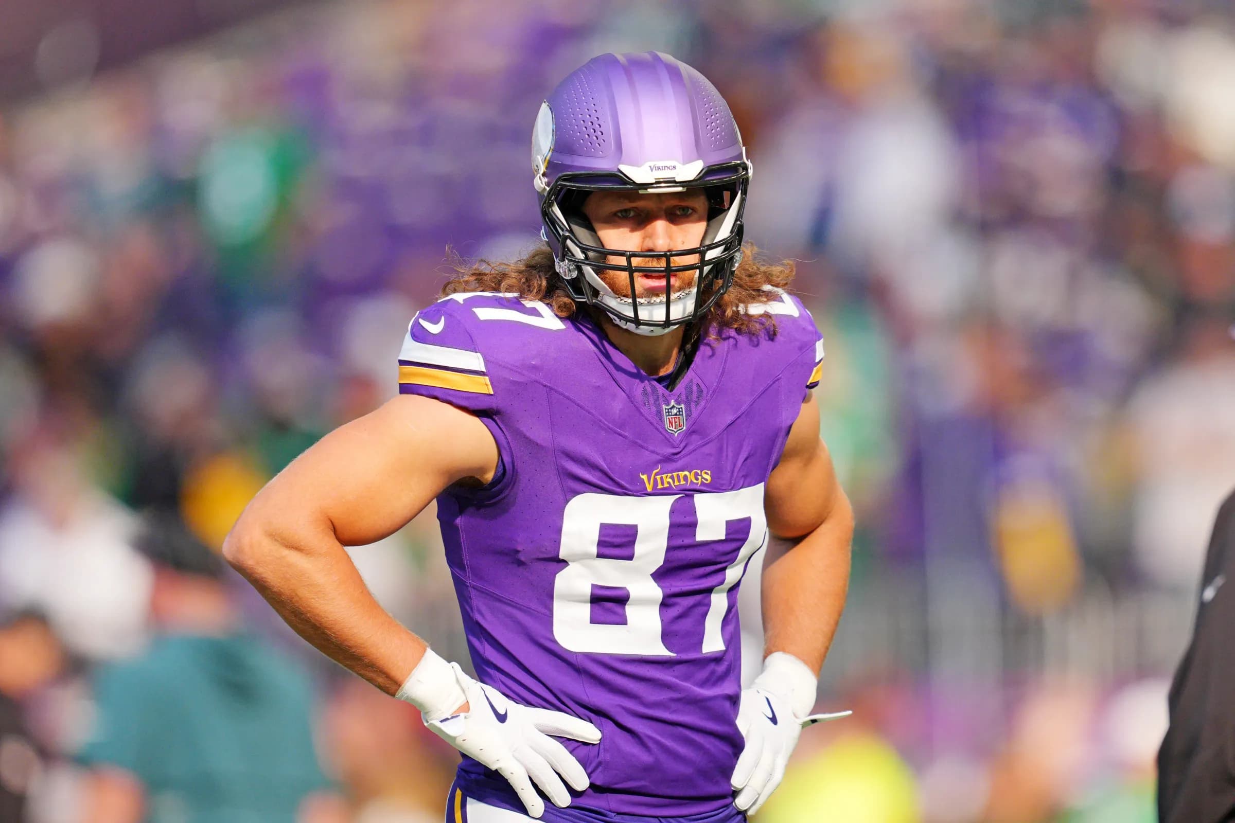T.J. Hockenson Ruled Out After Concussion Evaluation Against Saints