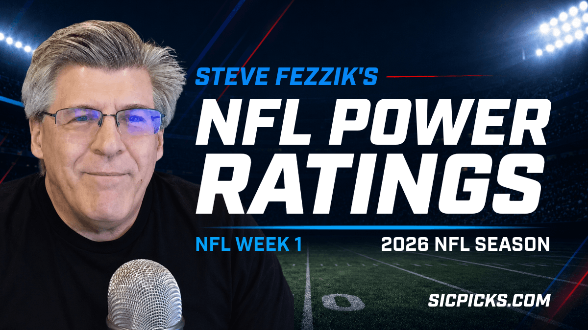 Steve Fezzik’s NFL Power Ratings: Week 1 2026