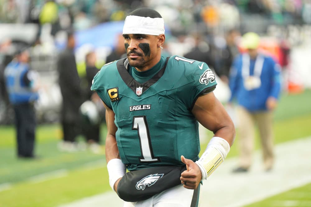 Jalen Hurts Ruled Out for Week 6 vs. Panthers Due to Superficial Blood Clot